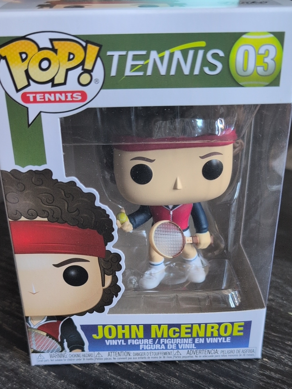 Funko Tennis John McEnroe Vinyl Figure - Red, Navy, White